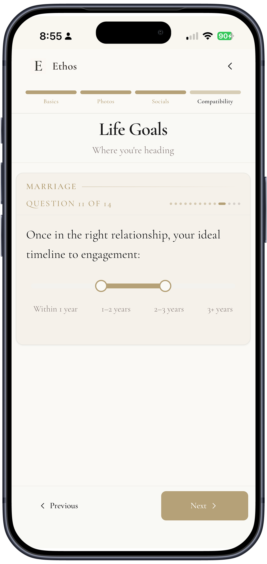 Ethos values quiz